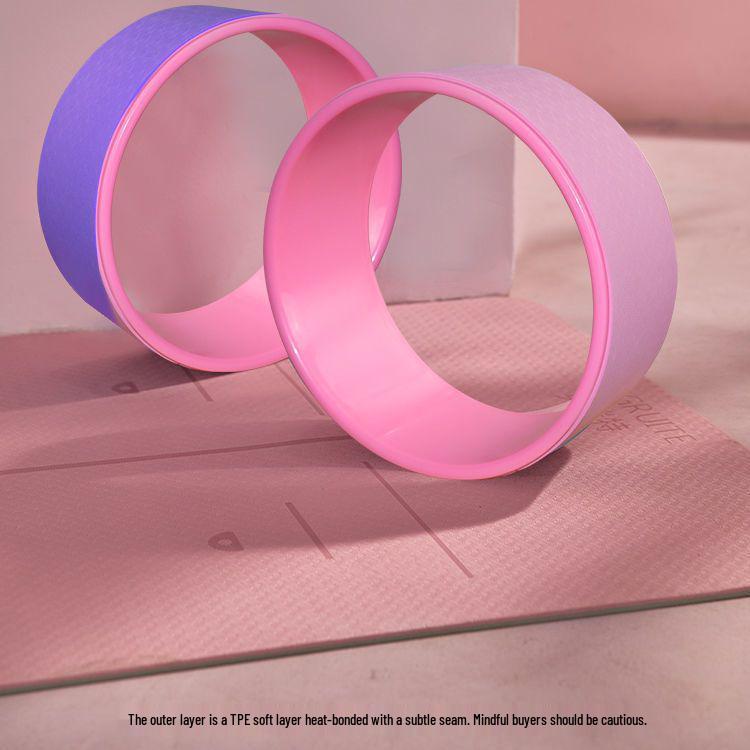 Колесо для йоги из ТПЭ: Открыватель спины и тренажер для талии для начинающих