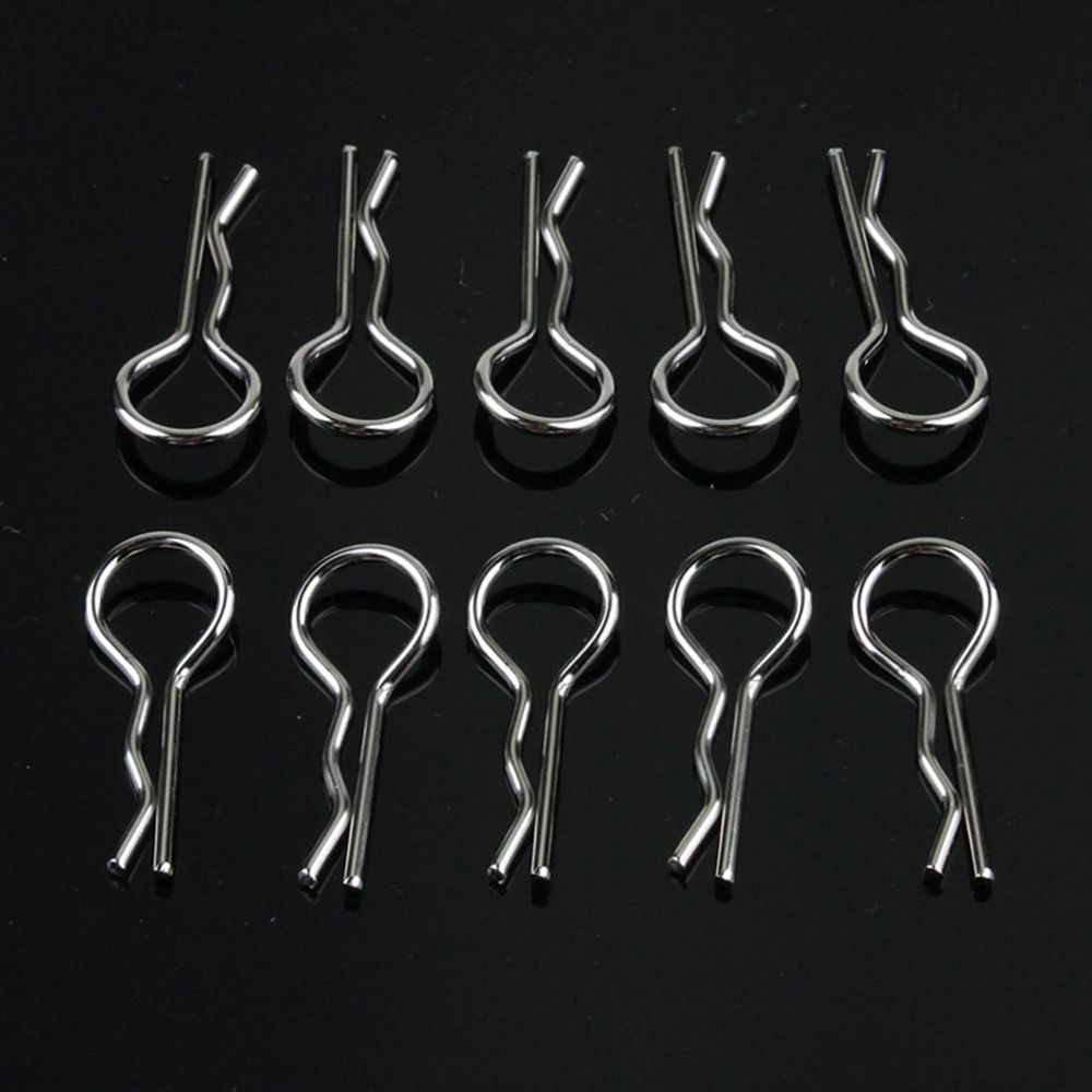 R-shaped for Auto Car Trunk for HPI RC HSP 1/10 Model Body Shell Bolt Clips Clip Pin