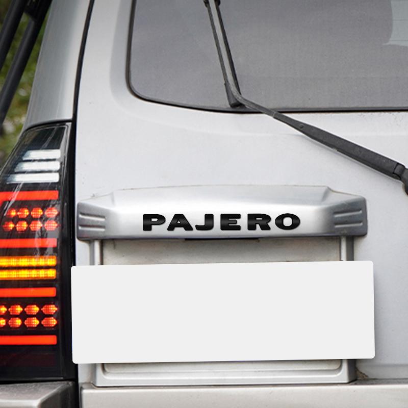 Авто Металл Для Mitsubishi PAJERO Шильдик Стайлинг Авто 3D Значок Буквы Наклейки Наклейка На Багажник Аксессуары Глянцевый Черный YE3