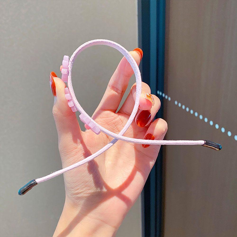 Милые головные уборы конфетного цвета, повязки на голову, детские аксессуары для волос, обручи для волос с цветами