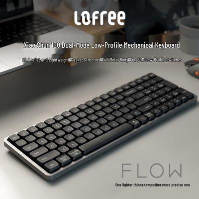 LOFREE OE919 100-клавишная низкопрофильная механическая клавиатура с двумя режимами