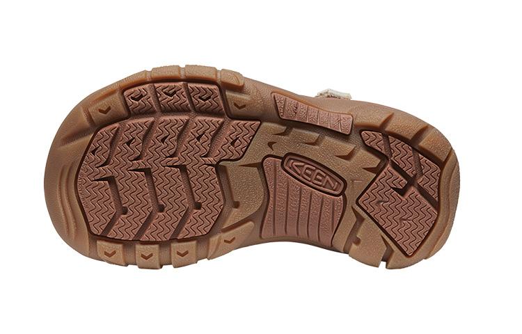Keen Newport H2 Children's Sandals Ecru/Brown Children Aged 3 7 Years Old 1027382
