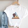 (Asian Size)Tee Top Fashion Hot Balloon Lovely Sweet 90s T Shirt Casual Women Clothing Print Lady Female Short Sleeve Graphic T-shirt