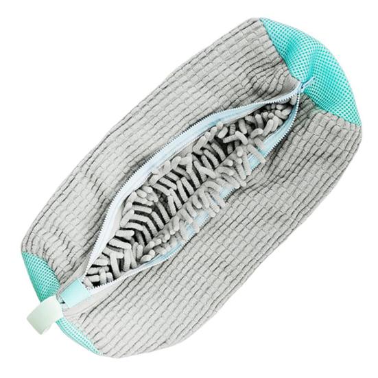 Сумка для мытья обуви Deluvo Нержавеющая молния Универсальная сумка для стиральной машины для обуви Многоразовая удобная в хранении сумка для стирки для ухода за обувью