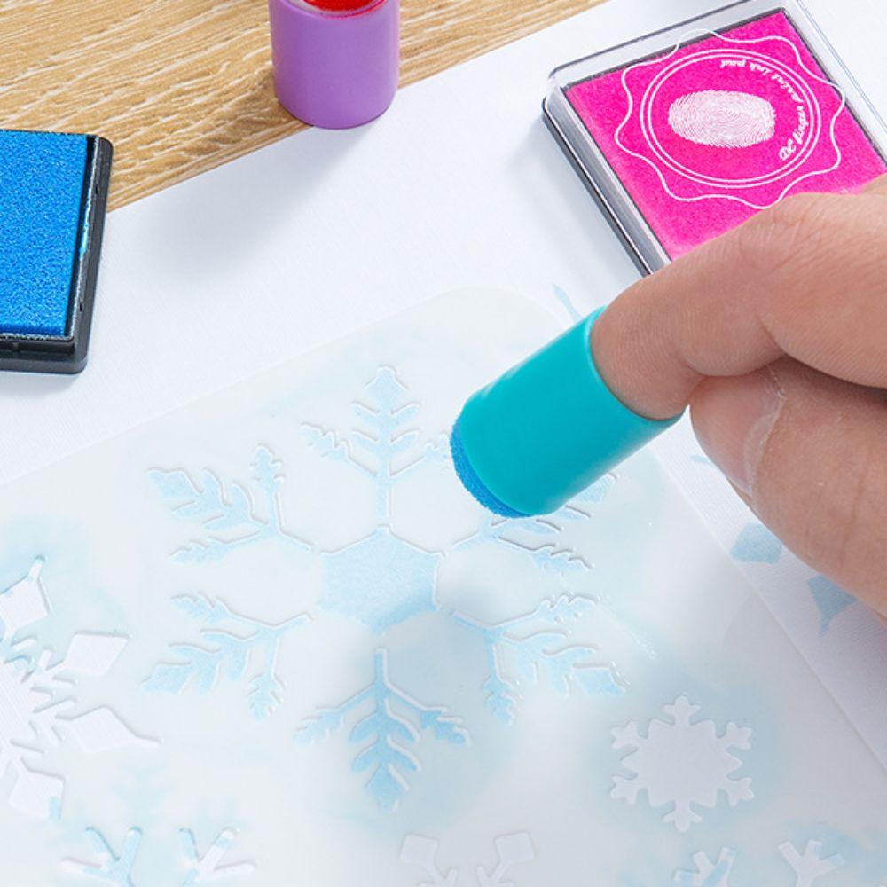 40PCS/set Multicolour Finger Daubers Small Size Children's Painting Tool  Coloring Activities