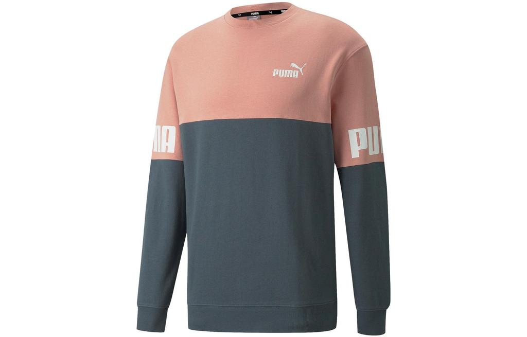 Puma Толстовки Мужские Серый Синий Розовый Круглый вырез Средняя Обычная 670935-42