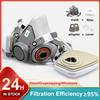 6200 Gas Mask Half-face Dust Shield 5N11 Particle Filters Safety Respirator Mask Industrial Labor Paint Spray