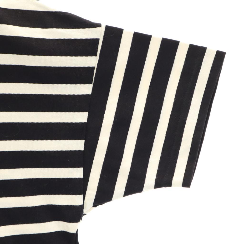 Traditional Weatherwear Made In Japan Border Pattern Short Sleeve Basque Shirt Women Used