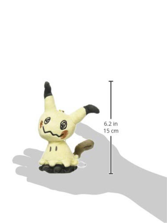 Sanei Boeki Pokemon ВСЯ ЗВЕЗДНАЯ КОЛЛЕКЦИЯ Мимикью Мягкая игрушка-брелок x x Pokemon PM14 Игрушка, Ш9.5 Г8.5 В13см,