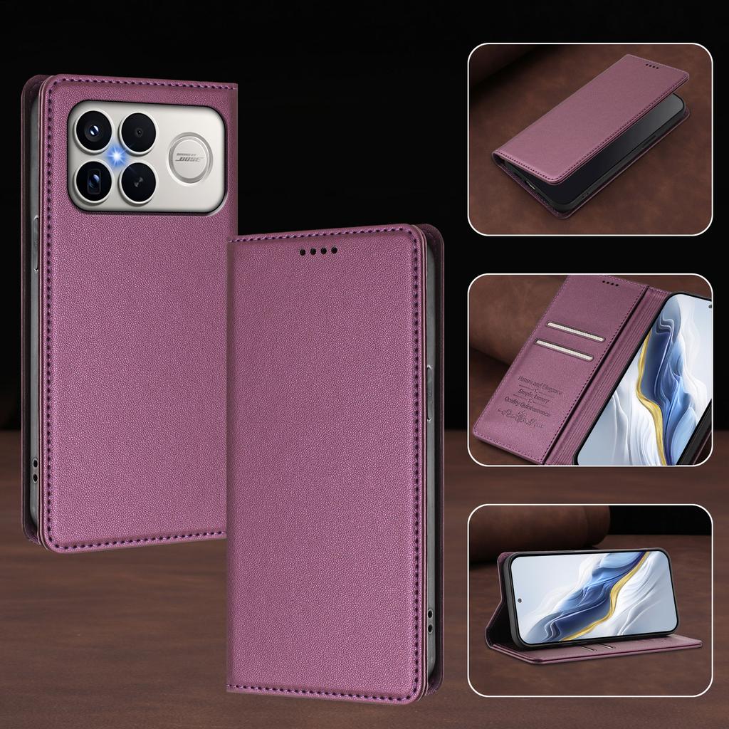 Кожаный кошелек-книжка для Xiaomi Poco F8 Pro F8 F7 Ultra F6 F5 Pro F3 С магнитной застежкой с блокировкой RFID Чехол для телефона