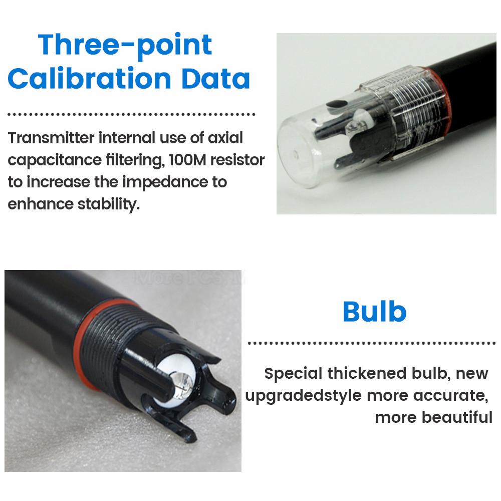 High-precision pH EC Sensor Water Quality Environmental Protection Detector Salinity Temperature TDS Integrated Transmitter