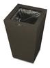 Bosk Bask Dust Box Square M 7L BK Black Trash Can Стильный Компактный с Крышкой Кухня Жилое Пространство Экономия Дизайн Домашний Офис Современный Интерьер Простой
