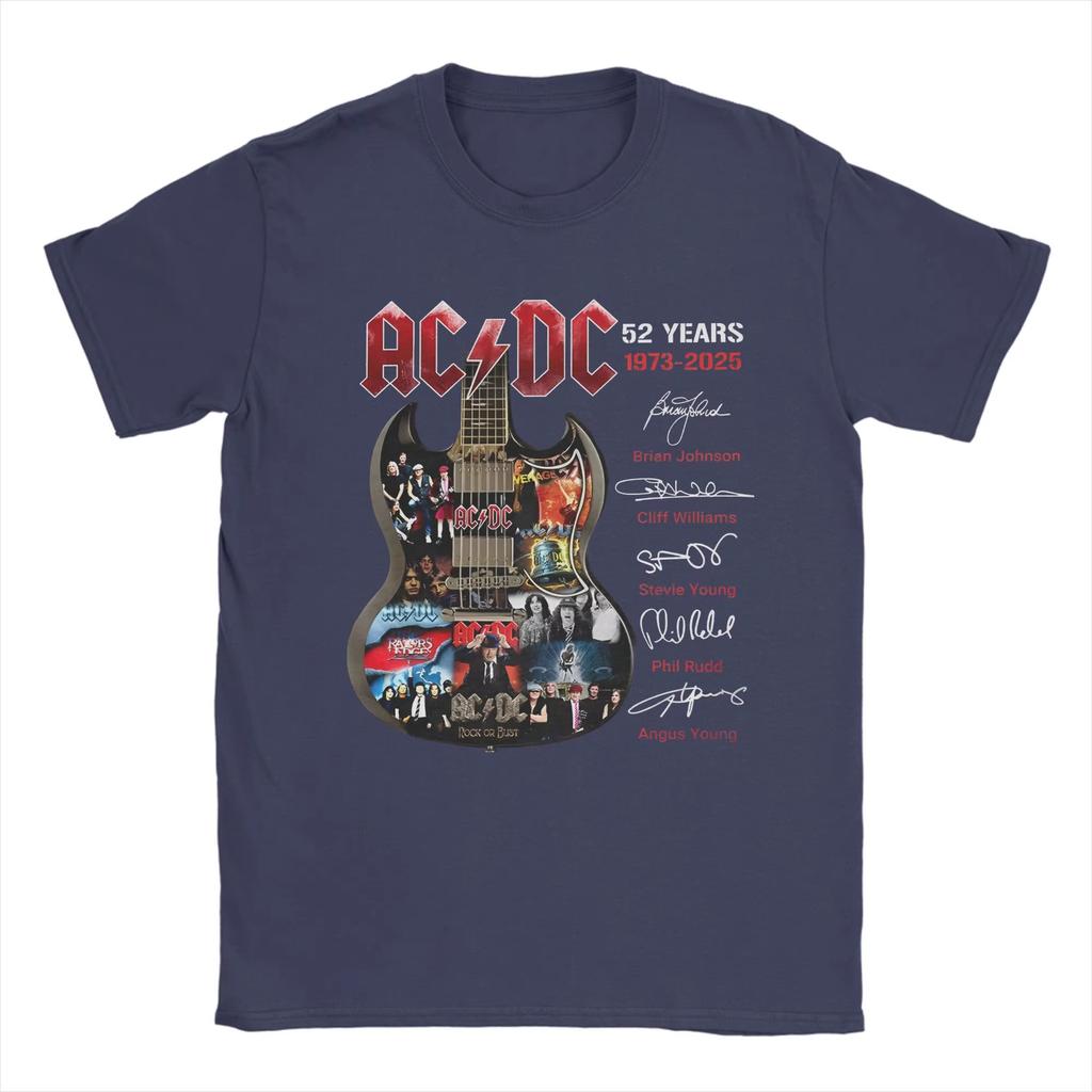 A-ACDC-s Pwr Up World Tour EUROPE 2025 Merch Unisex T Shirts Pure Cotton Tee Printed Tops T-shirt