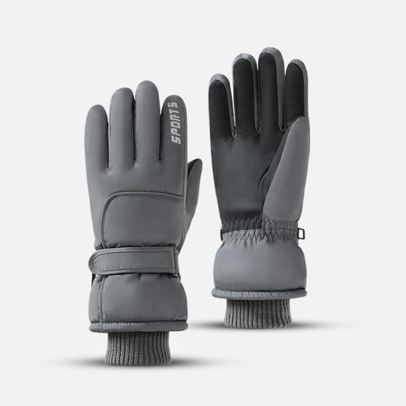 Insulated Snowboard Thermal Windproof Man Snow Waterproof Sports Motocross Cycling Ski Gloves