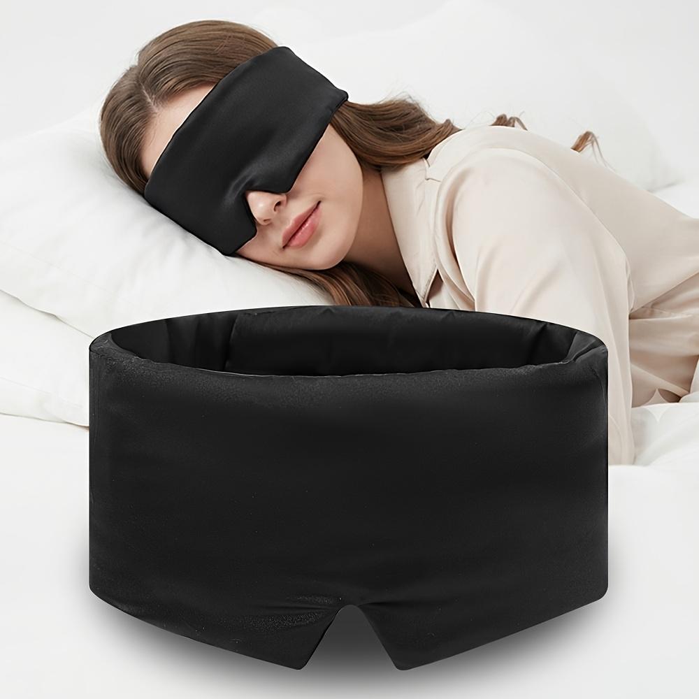 Weighted Sleep Mask Glass Beads Pressure Light Blocking Soft Breathable Eye Mask Cover Travel Nap Deep Sleep Eye Mask