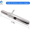 76260-89 Radio Antenna Adaptor Aerial Compatible with Harley-Davidson FLHL FLT ULTR Motorcycle