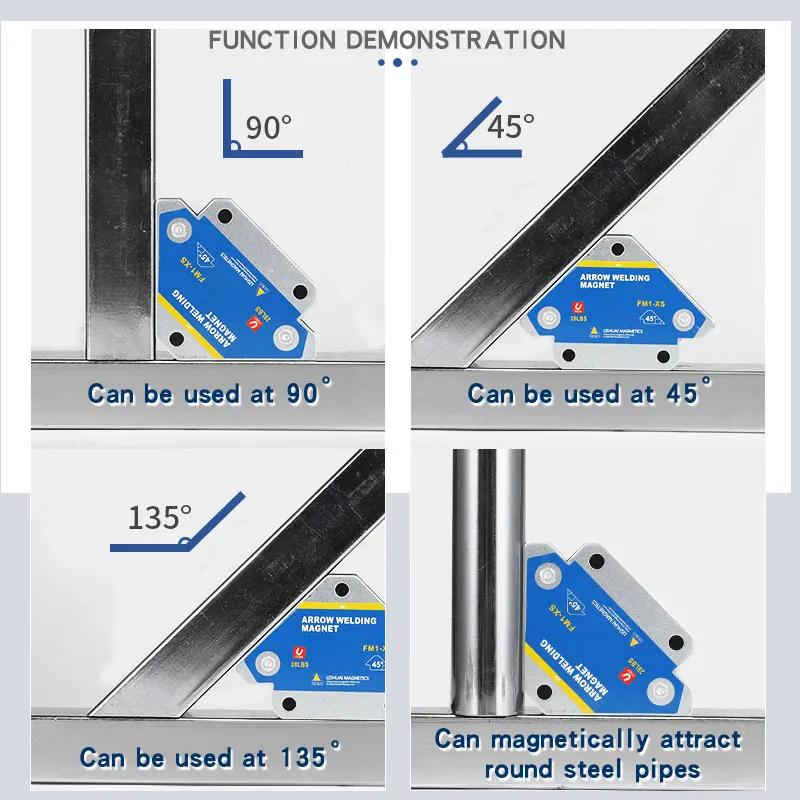 12,5 кг магнитные держатели для сварки угловой припой стрелка магнит фиксатор сварки позиционер ферритовый держатель вспомогательные инструменты локатора 2/4 шт