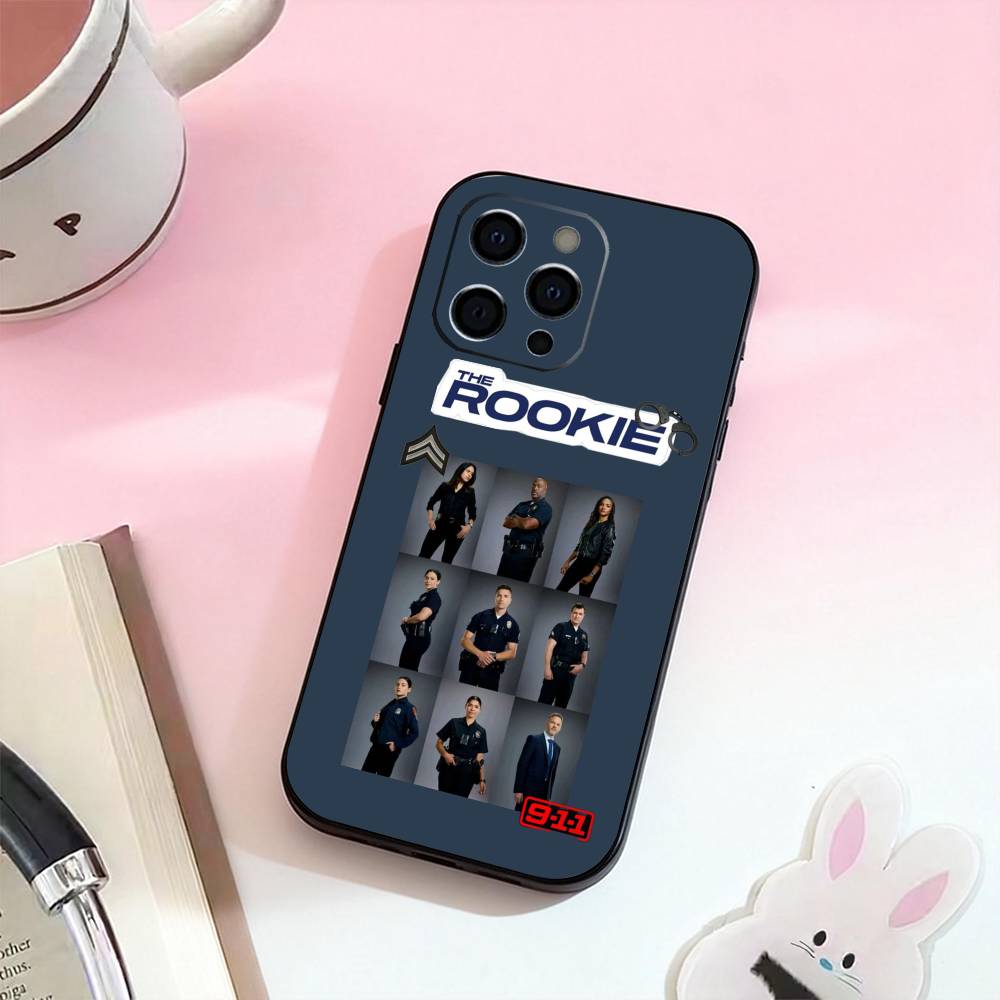 TV The R-rookie Phone Case For iPhone 17,16,15,14,13,12,11 Plus,Pro Max,Soft Silicone Black Cover