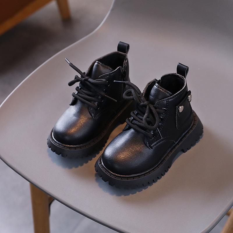 Новые детские хлопковые ботинки для мальчиков и младенцев Большие хлопковые ботинки для девочек Теплые короткие ботинки