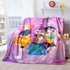 K-Pop-Demon-Hunters Blanket Hot Anime Flannel Blanket Fan Gift Suitable for Home Leisure Camping Travel Multifunctional Blanket1