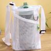 Fluorescence Color Mesh Crossbody Bucket Bag Transparent Breathable Cup Bag  Summer