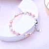 LSOOYH Natural Freshwater Pearl Bracelet For Women Elegant Valentine's Day and Birthday Day gifts,Fashion All-Season Accessory