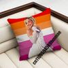For Throw Pillow Case Sham 45X45Cm 40X40Cm Square Car S-Sabrina Carpenter America Usa Lesbian Pillowcase Pad Cushion Cover