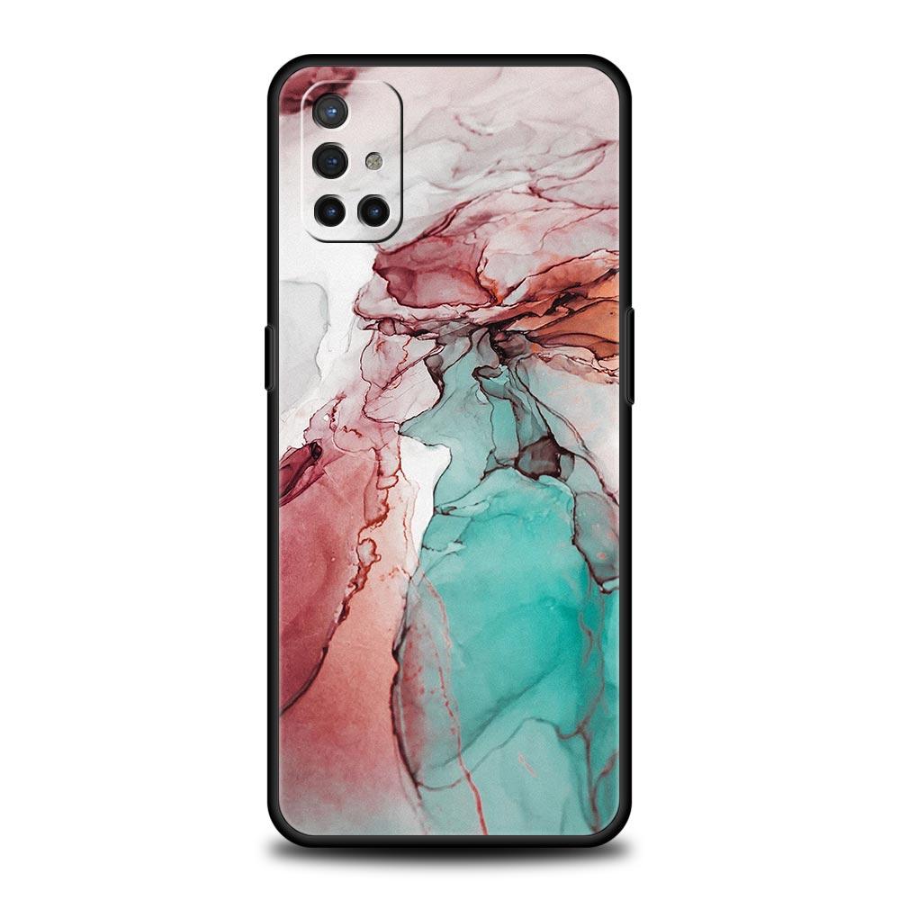 Phone Case For Oneplus 13R 13 12 10T 11 R10 Nord N100 N200 N10 9 9R CE 2 3 Z Pro Lite 5G Soft TPU Cover Vintage Marble Funda Bag