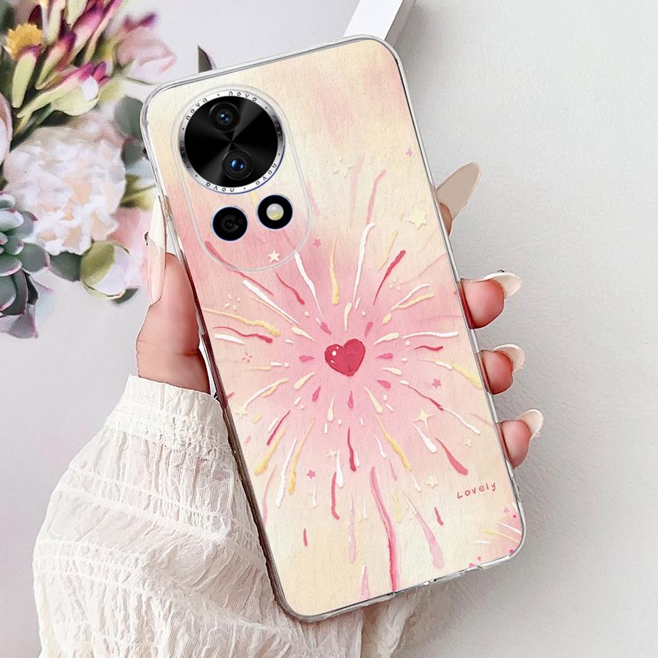 Чехол для Huawei Nova 13 Nova12 BLK-AL00 Новый Роскошный Расписной Чехол Мягкий Силиконовый Чехол для Телефона Для Huawei Nova 12 Pro Nova13 Pro Сумки