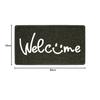KEYSTONE Outdoor Doormat, TEXT, Black, W60 X L33cm, PVC Embossed, Smile, PVEMSMTB
