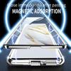 Магнитный металлический бампер на 360 градусов для Huawei P60 50 40 Pro Honor 80 70 mate 60 50 40 Pro, полная защита объектива, чехол для телефона из закаленного стекла
