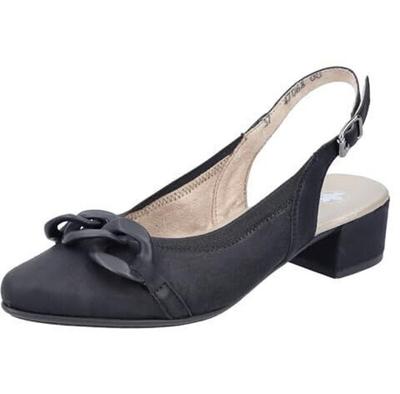 Женские слипоны 47068 чёрные