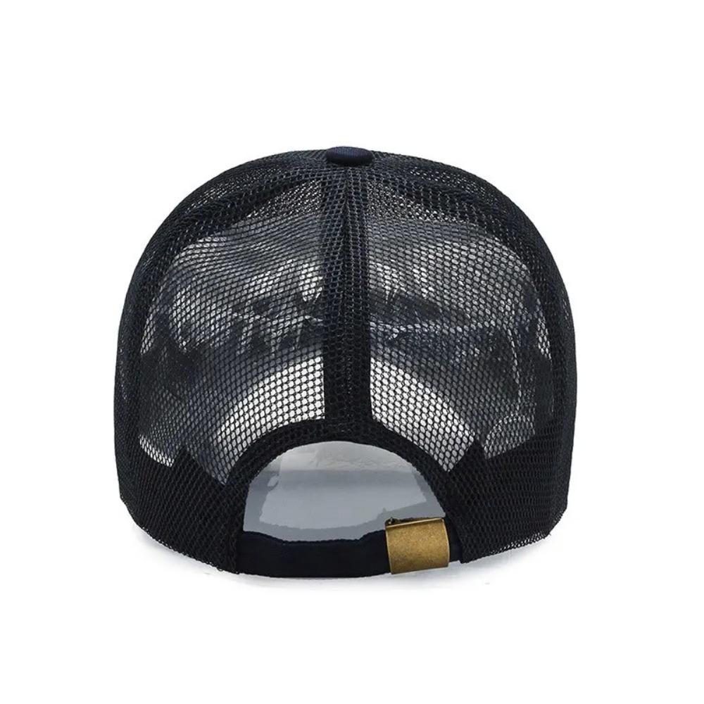 Summer Men Hat Openwork Brim Breathable Mesh Cap Outdoor Sports Sunscreen Baseball Women Sunhat Adjustable Snapback Hats