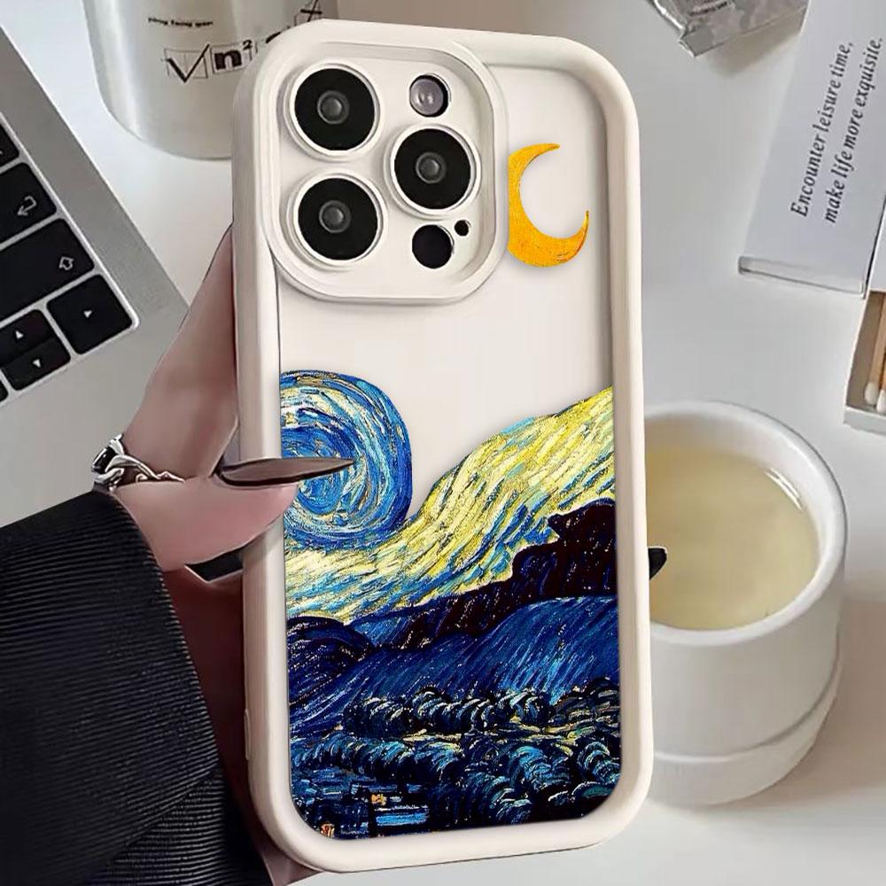 Чехол для телефона S-Starry Night Art для Realme 16 15 15T 7 7I 8 8I 9 11 12 13 14 5 5I 6 6I 5S NARZO 50 50A 50I Чехол для самостоятельного изготовления Capa Cover