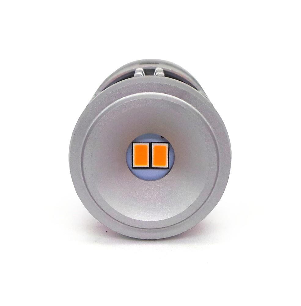 2 Pcs LED Bulb W21W 7440 12-24V No Error Orange 100% Canbus Off-Road