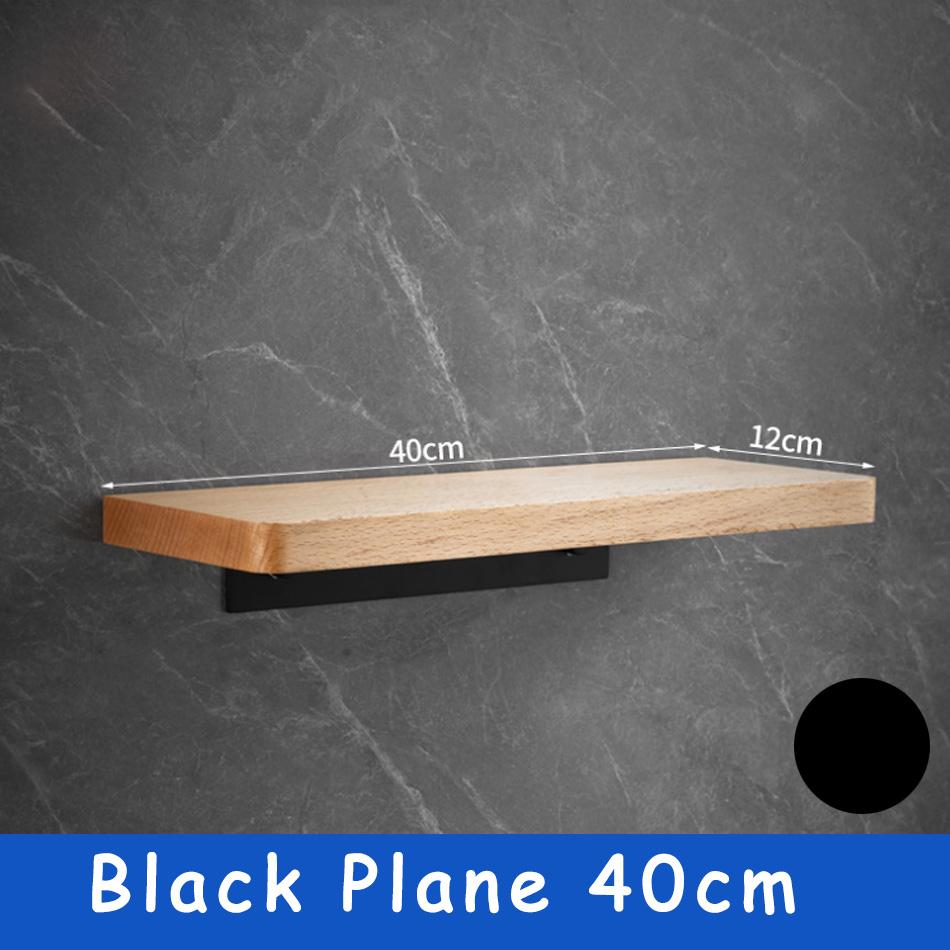 Деревянная полка для ванной комнаты, золотая настенная прямоугольная кухонная алюминиевая полка для ванной комнаты, держатель для душа, шампуня, мыла, черная, белая