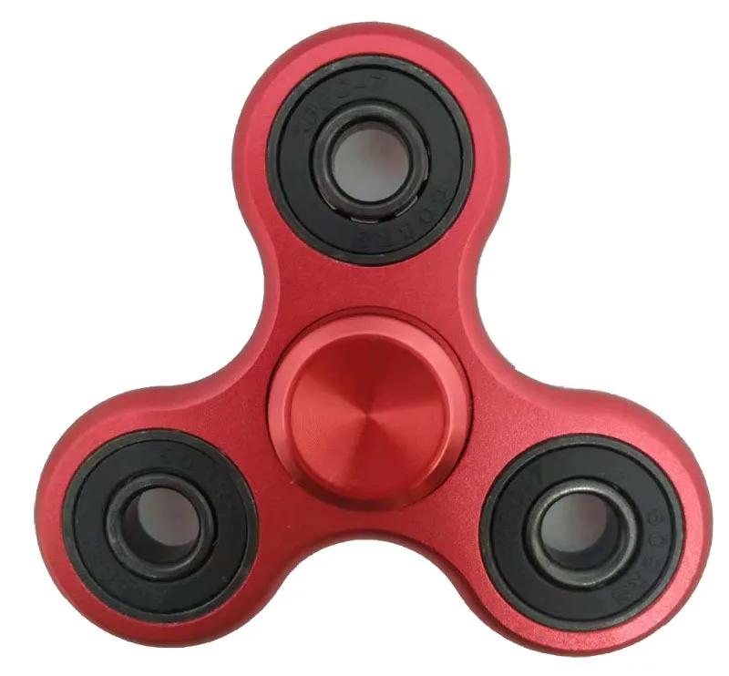 Новый алюминиевый сплав Fidget Spinner EDC Ручной для аутизма СДВГ Тревоги Снятия стресса Концентрации Металлический ручной спиннер Игрушки-антистресс