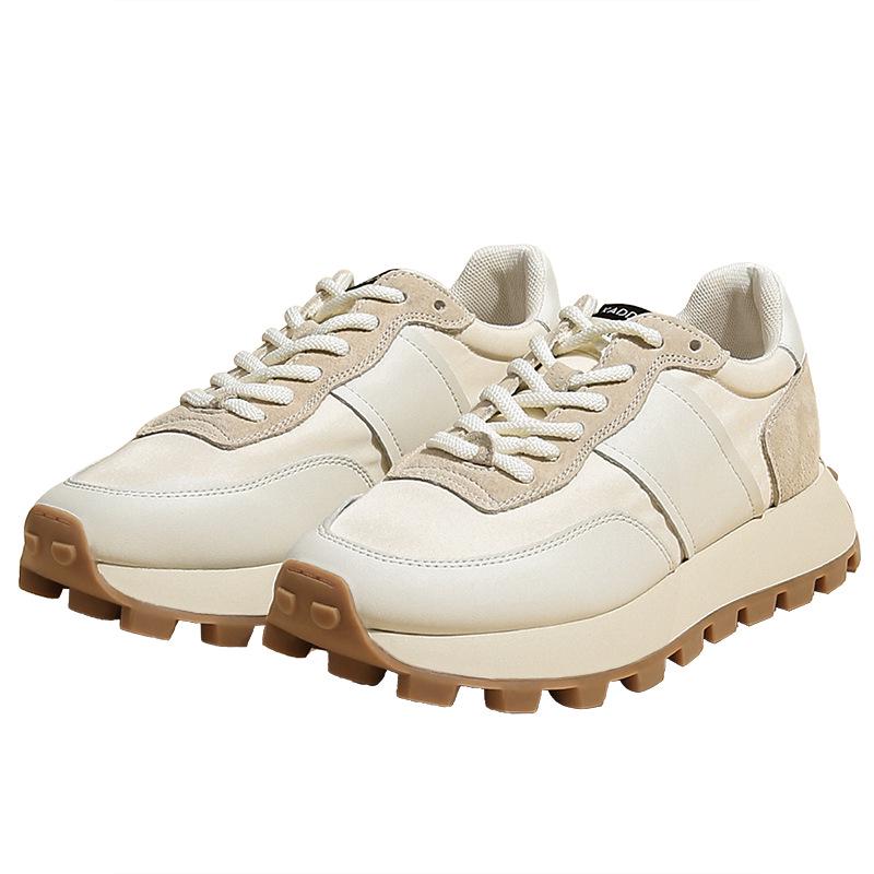 Женская спортивная обувь Ruoji Soft Leather Forrest Gump - осенние модные повседневные кроссовки для бега