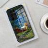 Чехол для телефона Simpson Ночной вид Для Samsung S26 S25 Edge Ultra 23 22 21 20 Ultra Plus S24 Fe Стеклянная крышка