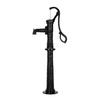 Well Hand Pitcher Pump, 20 ft Max Lift, Antique Cast Iron Manual Hand Water Pump with Heightening Base, NPT 1-1/4 in Connection, Easy Installation,