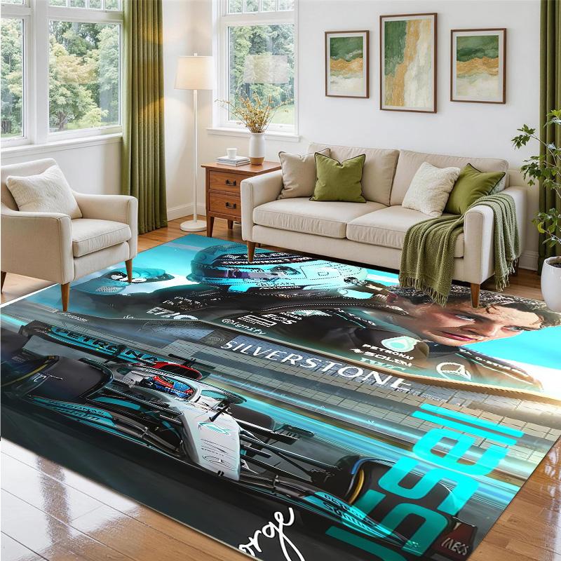 Кристально-бархатный ковер George Russell Design Мягкий декоративный коврик для спальни, прихожей