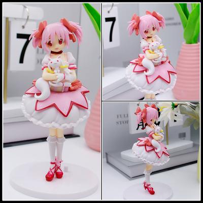 18СМ Puella Magi Madoka Magica Аниме Фигурка Канамэ Мадока Волшебная Девочка Кукла ПВХ Аниме Фигурки Действия Модель Аниме Мультяшная Модель Игрушка
