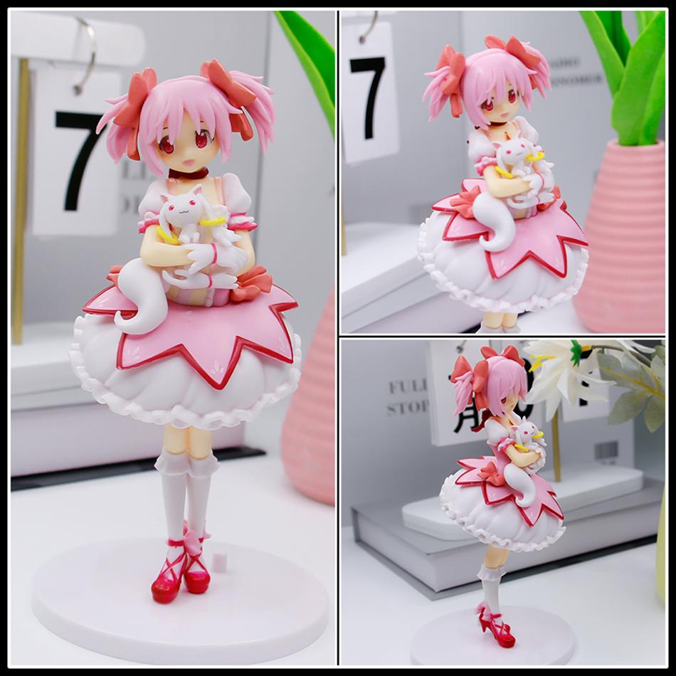 18СМ Puella Magi Madoka Magica Канаме Мадока Аниме Персонаж Модель Фигурки Настольные Украшения Изысканная Коллекция Игрушек Отаку Подарок