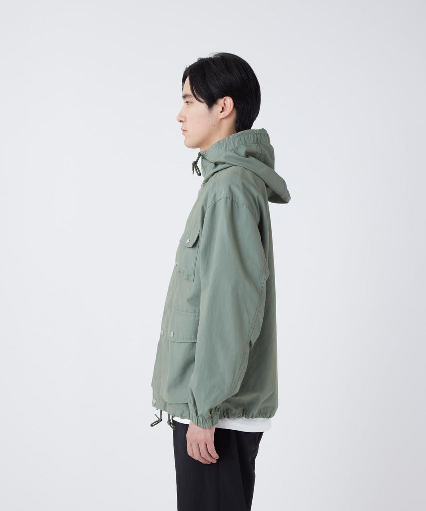 Snow Peak Light Dobby Cloth Parka Hoodie FOLIAGE M JK-26SU009 (Men's/Women's)