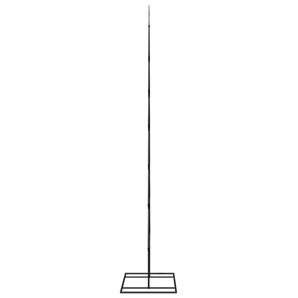 Metal Christmas Tree Black 180 cm Steel