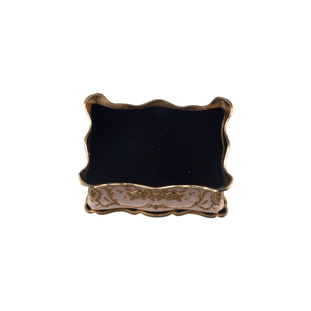 Металлическая Роскошная Винтажная Ретро Шкатулка для Ювелирных Изделий Органайзер для Безделушек Коробка для Хранения Контейнер для Косметики