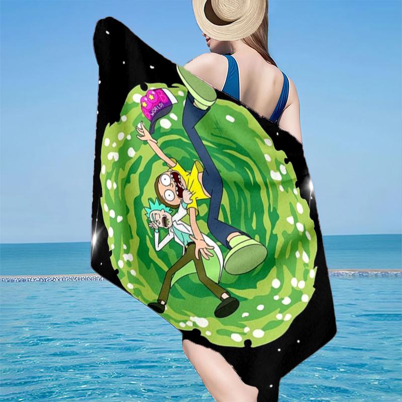 Monster Scientist Beach Towel, Super Soft Microfiber, Gift for Her/Him, Birthday, for Pool, Beach, Travel, Home Decor Fan gifts