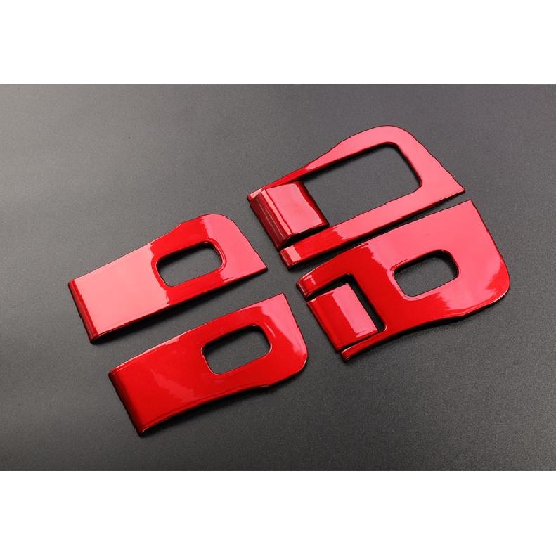 Интерьерные автомобильные аксессуары для Tesla Model 3 Model Y 2017-2020 ABS автомобильный дверной замок, кнопка подъема окна, декоративная нашивка