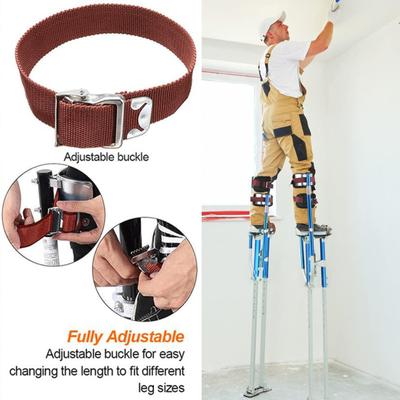 2 шт. регулируемые нейлоновые ремни для ног, запасные части для ходулей из гипсокартона, ремни для ходулей, комплект фиксирующих ремней для ног