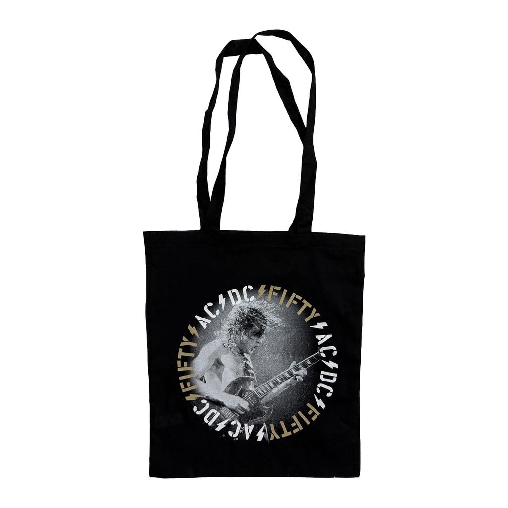 AC/DC Angus Live Tote Bag